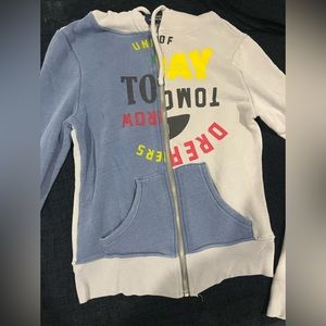 University of todry zip up sweatshirt